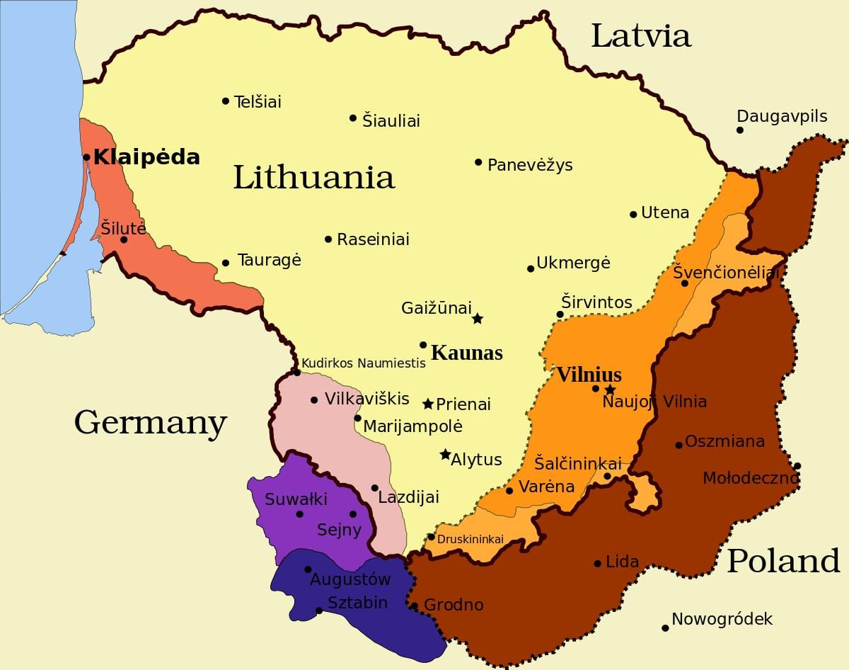 harta kaunas, Lituania