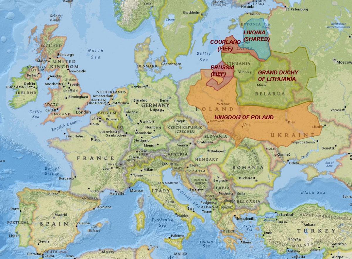 Harta Lituania istorie
