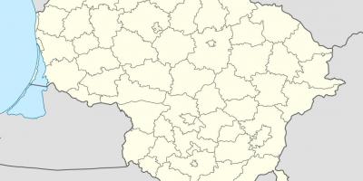 Harta Lituania vector